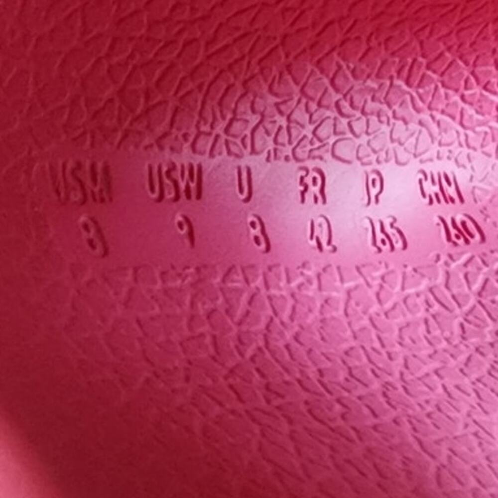 Adidas Adilette Aqua Pink Fusion Slip On Slides M8 W9 - Picture 8 of 8